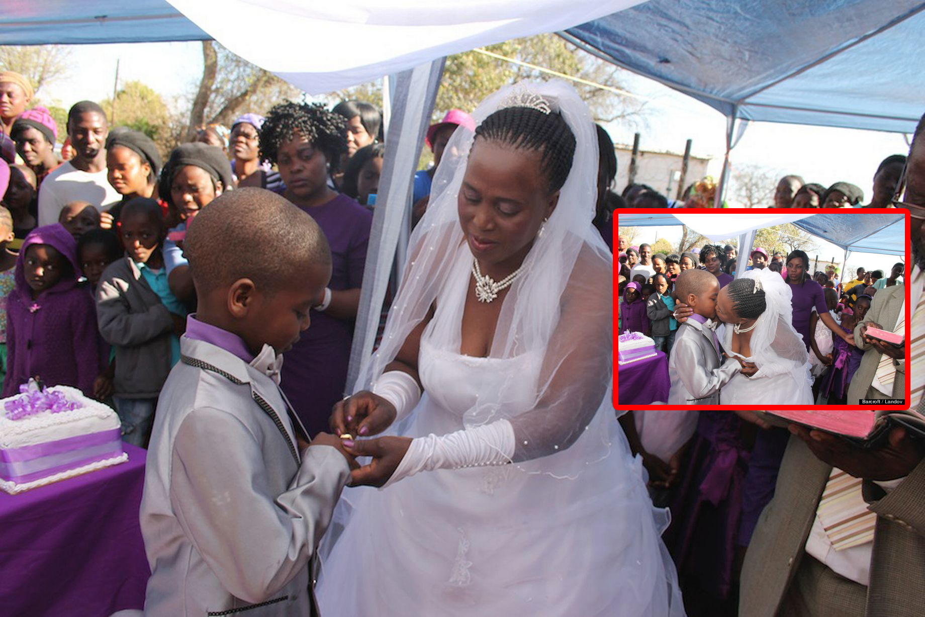 9 Year Old Boy Marries 61 Year Old Woman.
