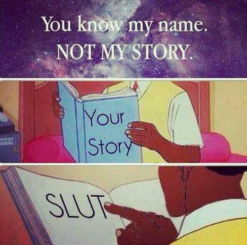 you know my name not my story