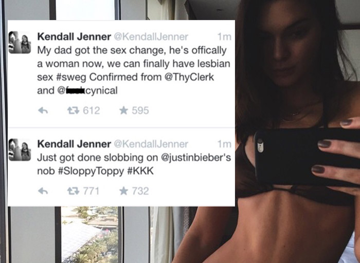 Kendall Jenner Likes to Slob on Justin Bieber’s knob