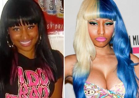 Nicki Minaj before surgeries
