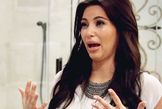Upon discovering Kanye in the act, Kim immediately ran outside their home and began crying. "I cannot believe I married a man like that", says Kim, "I can't be with a man like" she finished.