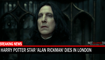Harry Potter Star Alan Rickman