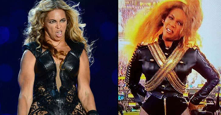 Beyonce images of super bowl