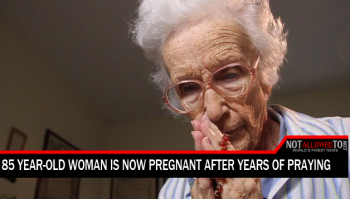 old woman pregnant