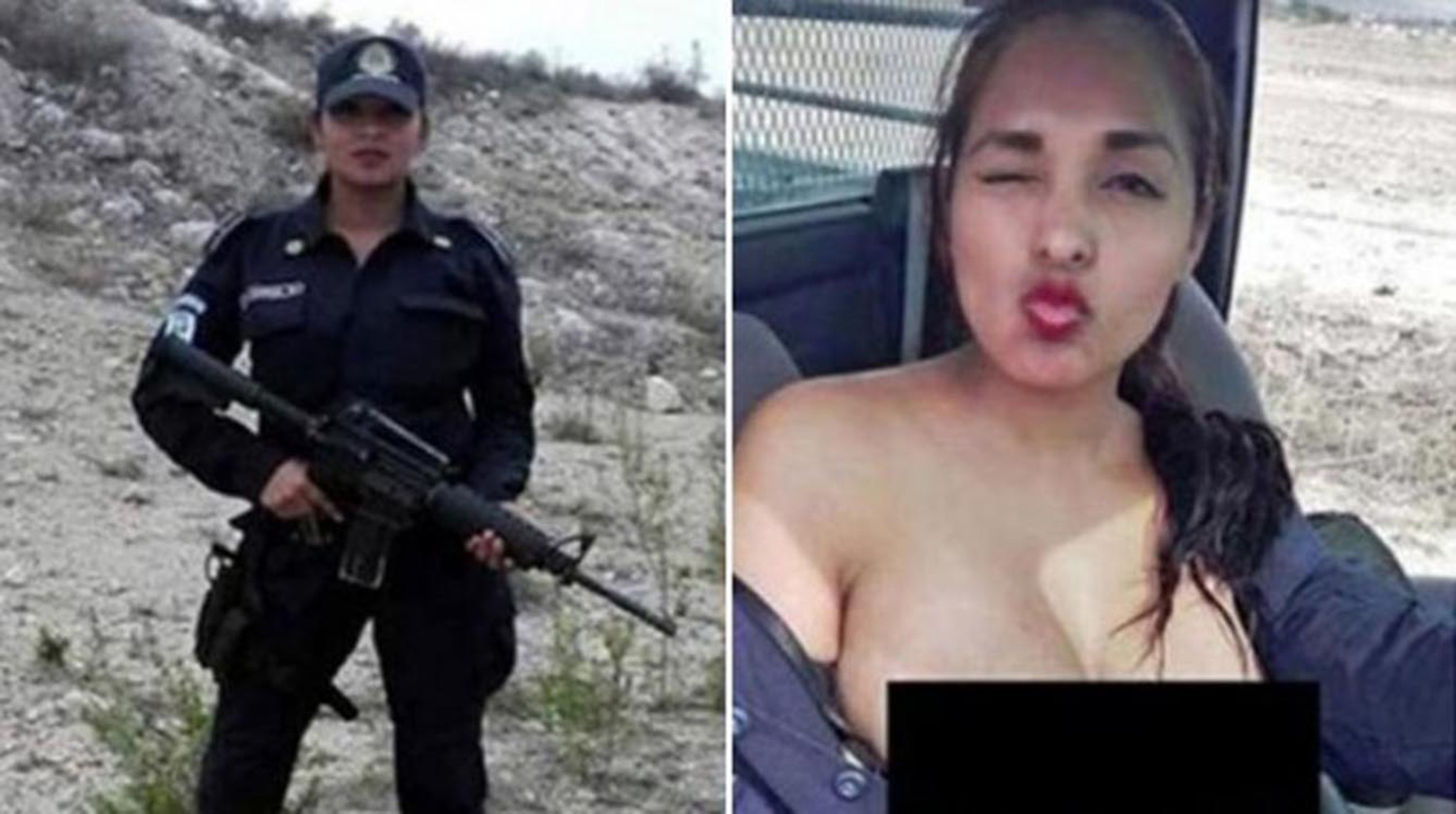 mexican woman officer suspended for posting selfie